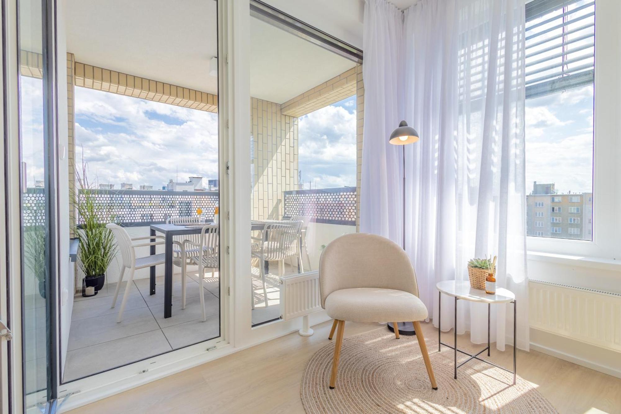 Bright 2Br - 8Th Floor, Balcony, Free Parking - By Gravity Prague Lejlighed Eksteriør billede